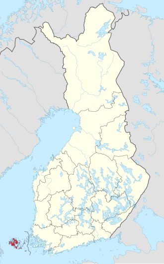 Location of Aland orollari
