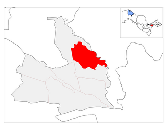 Sayxunobod tumani xaritada