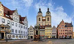 Skyline of Lutherstadt Wittenberg