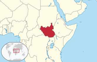 Location of Janubiy Sudan