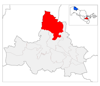 Qoʻshrabot tumani xaritada